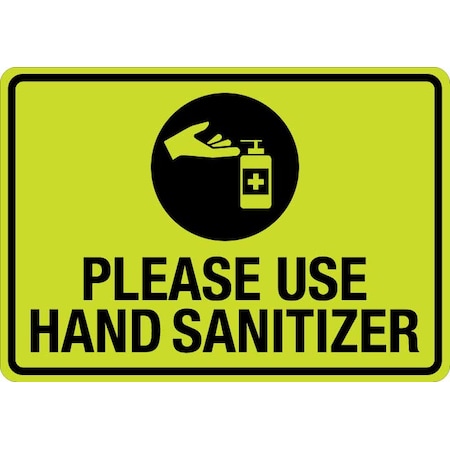 Lyle Did You Wash Your Hands?, 10 in x 7 in, HiVis Reflective Aluminum, LCUV-0118ST-RA_10x7 LCUV-0122ST-RA_10x7